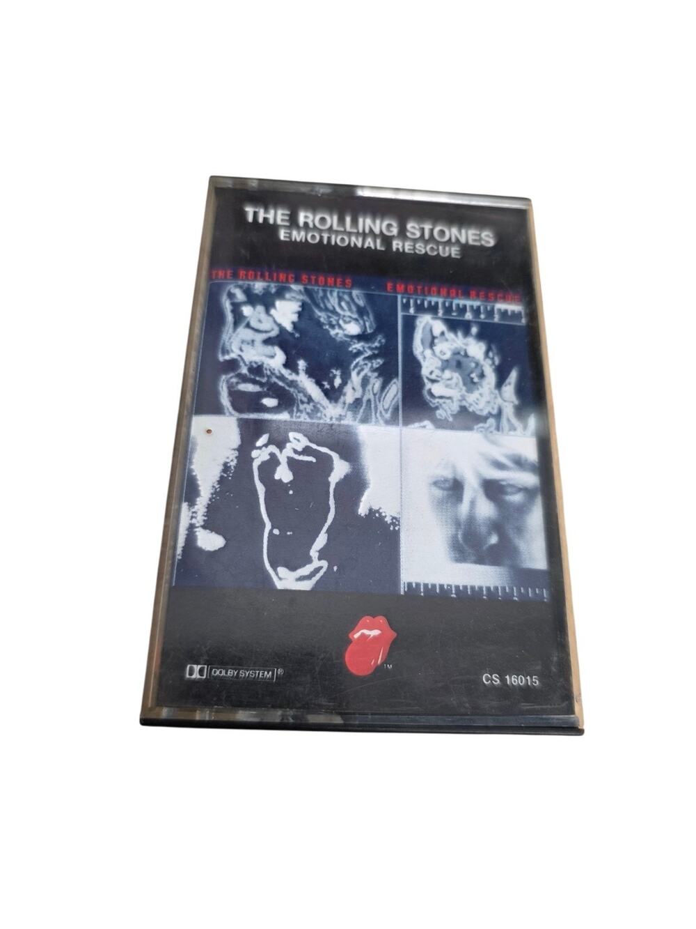 The Rolling Stones 1980 emotional rescue cassette tape Vintage